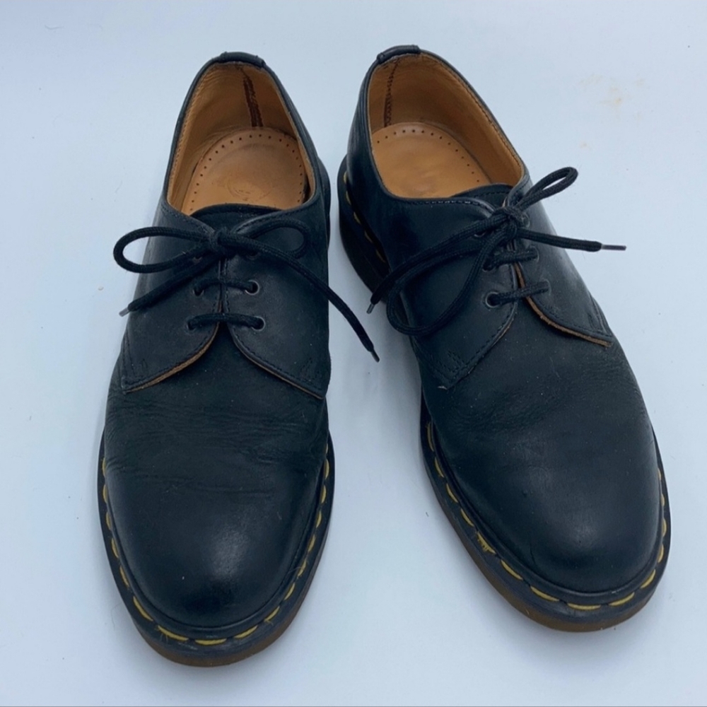 Doc Martens Made In England Black Classic 1461 Smooth Leather